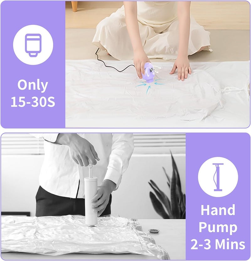Lisacool Vacuum Pump for Storage Bags Electric Pump for Vacuum Storage Bags Space Saver Bag Portable Electric Pump - Image 4